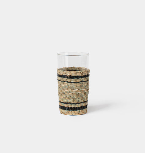 Striped Seagrass Glassware