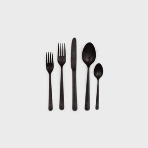 Oslo Matte Black Cutlery Set - Shoppe Amber Interiors